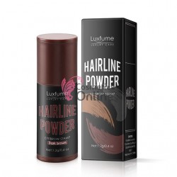 Pudra coloranta pentru contur la radacina firului de par Hairline Powder Luxfume Cod HL01 Maro Inchis 